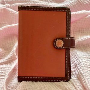 Coach Leather Day Planner 4" x 6"